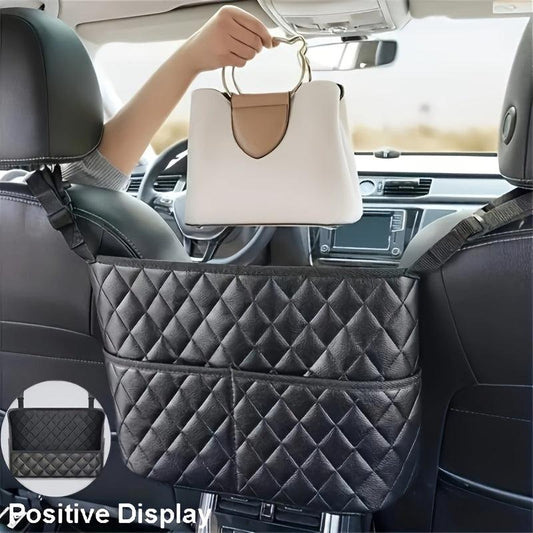 Stylish PU Leather Handbag Holder for Car Organization