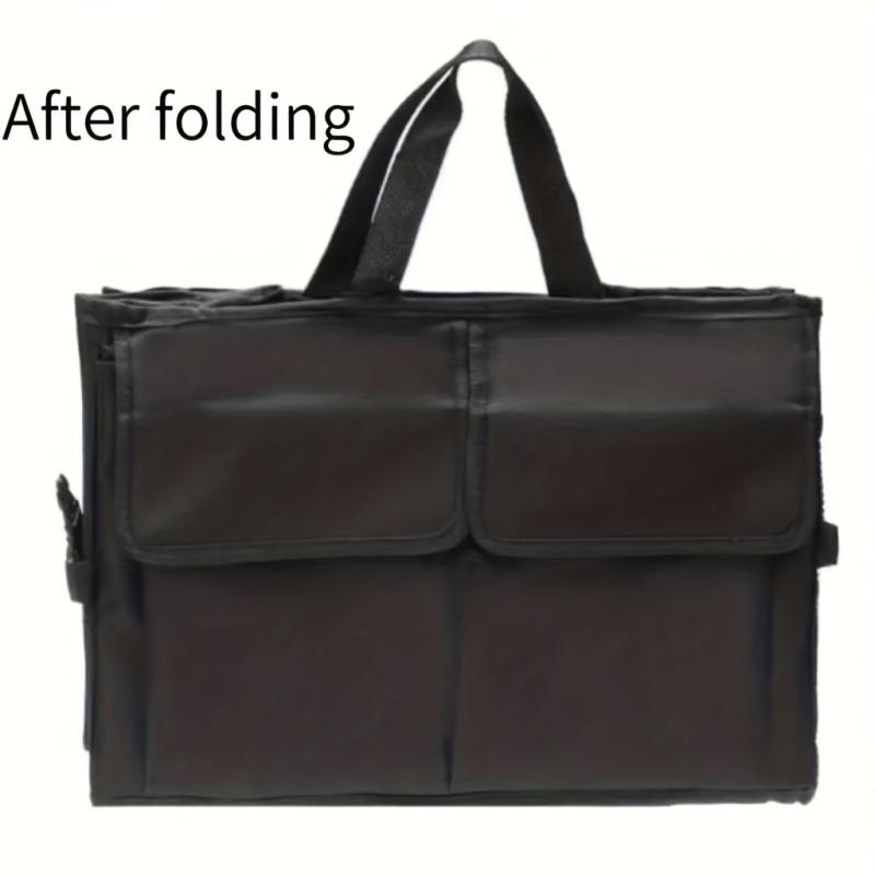 Car Folding Storage Bag Oxford Cloth Organizer Car Interior Grocery Box