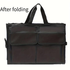 Car Folding Storage Bag Oxford Cloth Organizer Car Interior Grocery Box