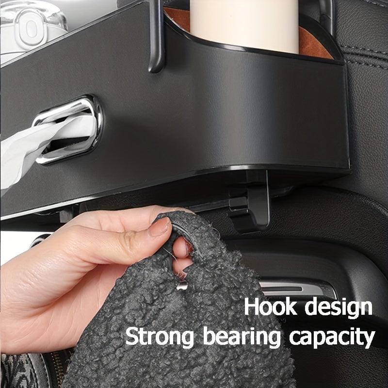 Car Seat Back Storage Box Hanging Bag Car Tissue Box Water Cup Holder