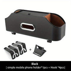 Car Seat Back Storage Box Hanging Bag Car Tissue Box Water Cup Holder