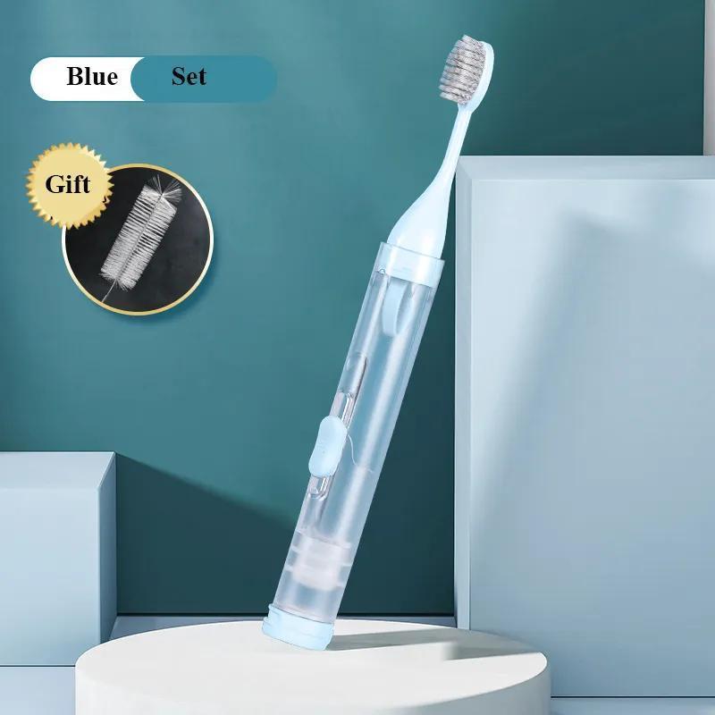 Portable Folding Toothbrush Travel Toothbrush Set Creative Tooth Clean Tools