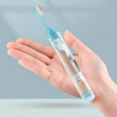 Portable Folding Toothbrush Travel Toothbrush Set Creative Tooth Clean Tools
