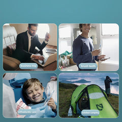 ETRAVEL Portable Folding Toothbrush Set Orthodontic Soft Hair Toothpaste Oral