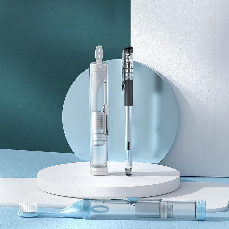 ETRAVEL Portable Folding Toothbrush Set Orthodontic Soft Hair Toothpaste Oral