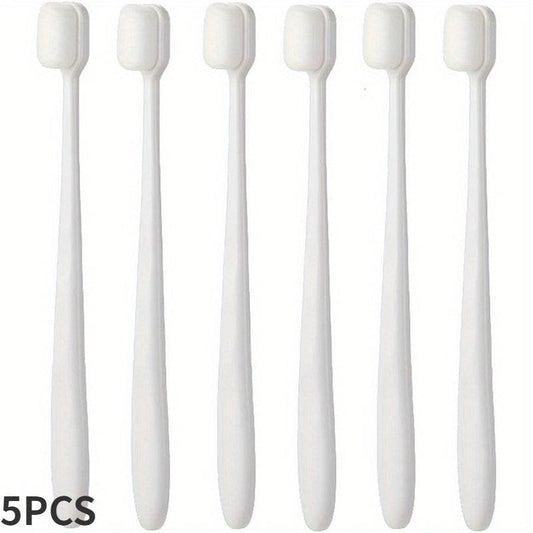 5pcs Ultra Soft Toothbrush Deep Cleaning Manual Toothbrush