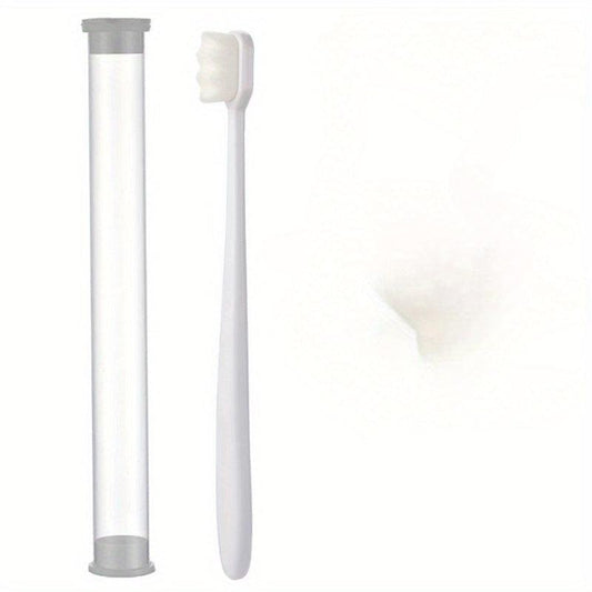 2pcs 10,000 Hair Tube Toothbrush Nano Soft Bristle Ultra Fine Ultra Soft