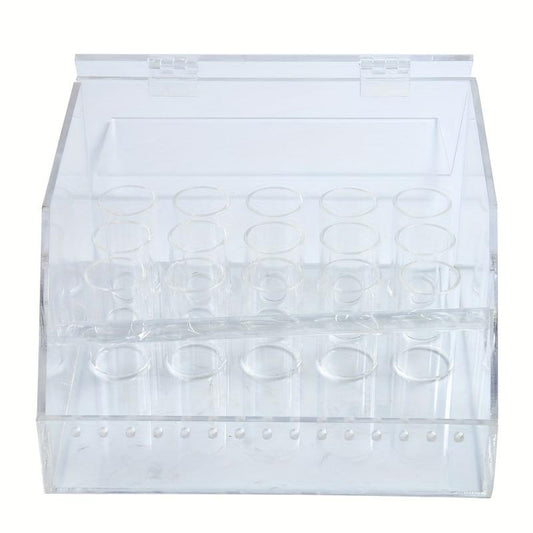 Acrylic Storage Box for Orthodontic Supplies 15 Holes