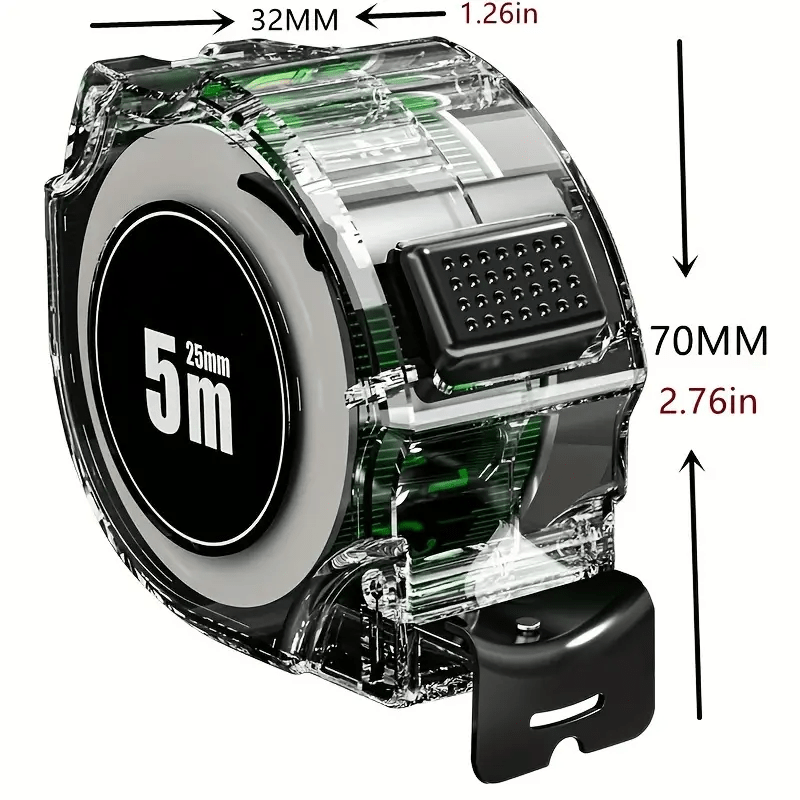 Fluorescent Steel Laser Inkjet Code Box Ruler Tape Measure