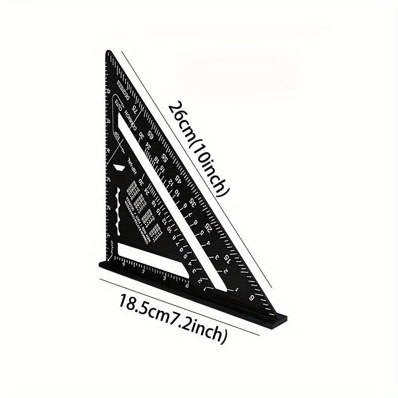Aluminum Alloy Triangle Ruler Speed Square Measuring Tape for Construction Tools
