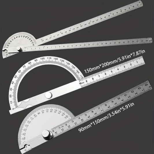 Stainless Steel Angle Protractor for Woodworking