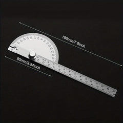 Stainless Steel Angle Protractor for Woodworking