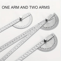 Stainless Steel Angle Protractor for Woodworking