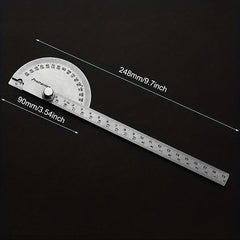 Stainless Steel Angle Protractor for Woodworking
