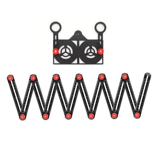 Aluminium Angle Ruler Finder Measuring Mold Template Tool Drill Guide