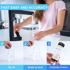Water Testing Kit 125 Pieces 16 in 1 Well Drinking Water Test TESPERT Strips