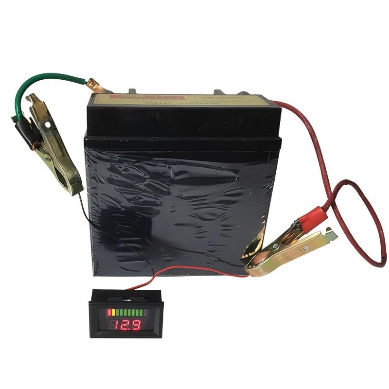 Car Charge Level Indicator Lithium Capacity Meter Tester LED Voltmeter