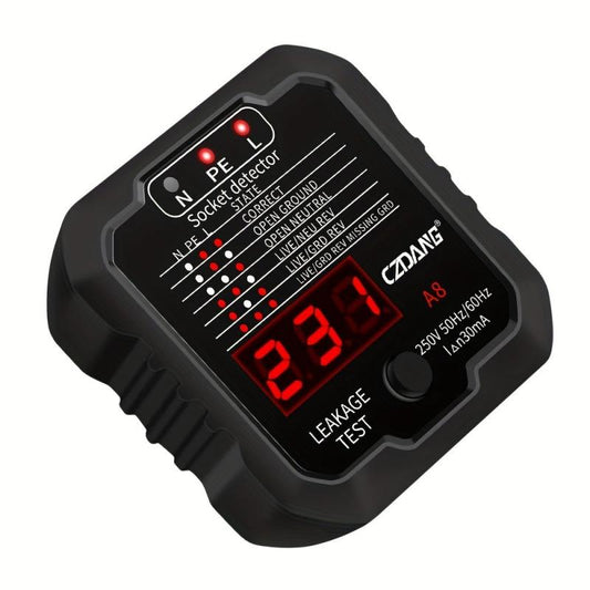 LED Digital Voltage Display Wall Plug Socket Tester Analyzer