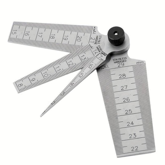Stainless Steel Wedge Plug Ruler Gap Hole Taper G