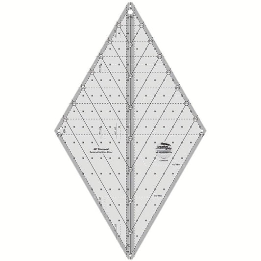 60 Degree Diamond Ruler Quilting Template
