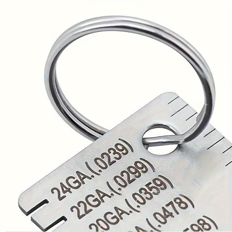 1pc Welding Inspection Ruler Thickness Gauge