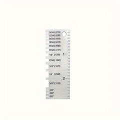1pc Welding Inspection Ruler Thickness Gauge