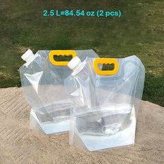 Foldable Water Container Portable Folding Water Bag Camping Hiking
