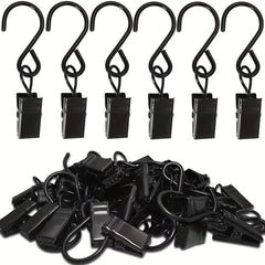 20pcs S Hooks 5.71cm Hanging Clips Party Lights Hangers for Curtain Drapes