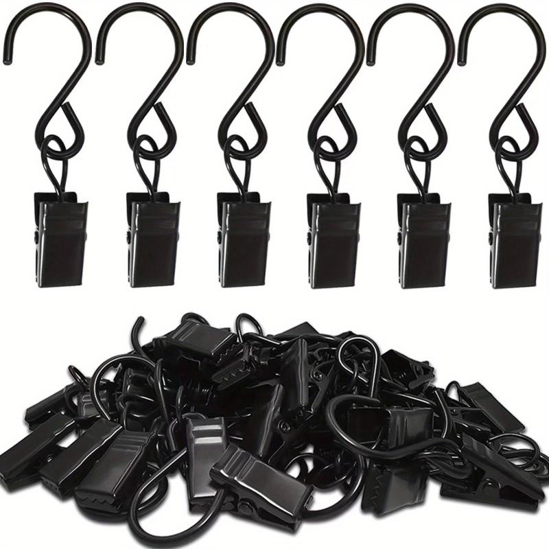 20pcs S Hooks 5.71cm Hanging Clips Party Lights Hangers for Curtain Drapes
