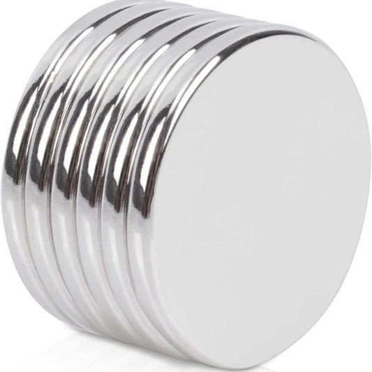 6pcs Neodymium Magnets 20mm X 2mm for Office Refrigerator