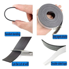 1pc 3m 13mm Double Sided Tape Rubber Magnetic Soft Magnet