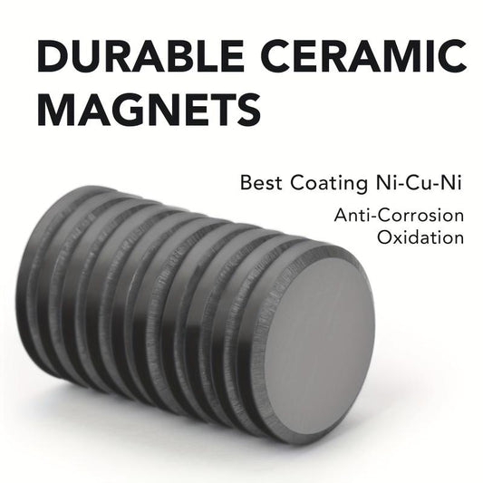 40pcs 0.7in Ceramic Industrial Magnets