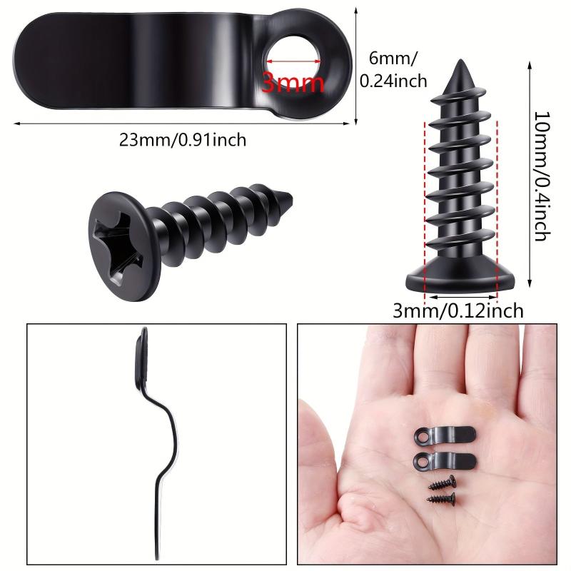 Picture Frame Turn Button Fasteners Set 100pcs
