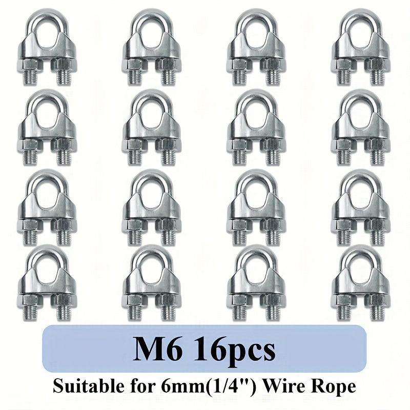 Stainless Steel Wire Rope Cable Clamp Pliers 4 Sizes