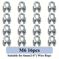 Stainless Steel Wire Rope Cable Clamp Pliers 4 Sizes
