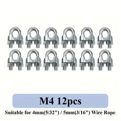 Stainless Steel Wire Rope Cable Clamp Pliers 4 Sizes