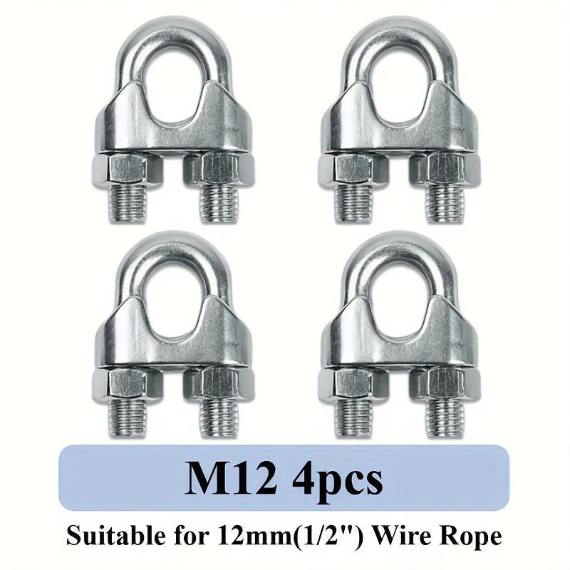 Stainless Steel Wire Rope Cable Clamp Pliers 4 Sizes