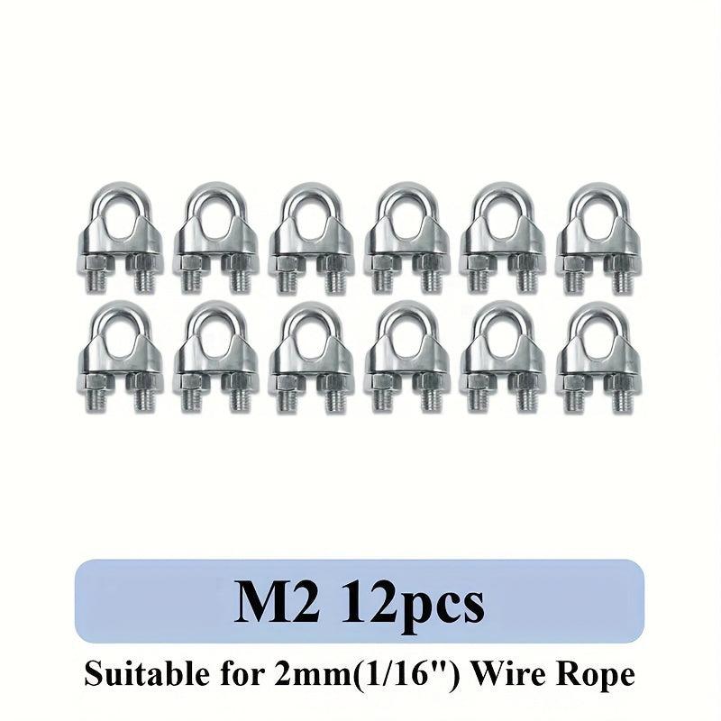 Stainless Steel Wire Rope Cable Clamp Pliers 4 Sizes
