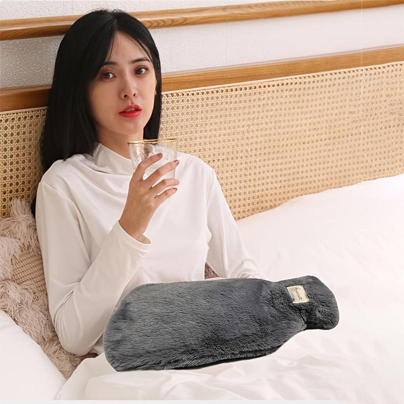 1000ML Hot Water Bottle with Fluffy Cover