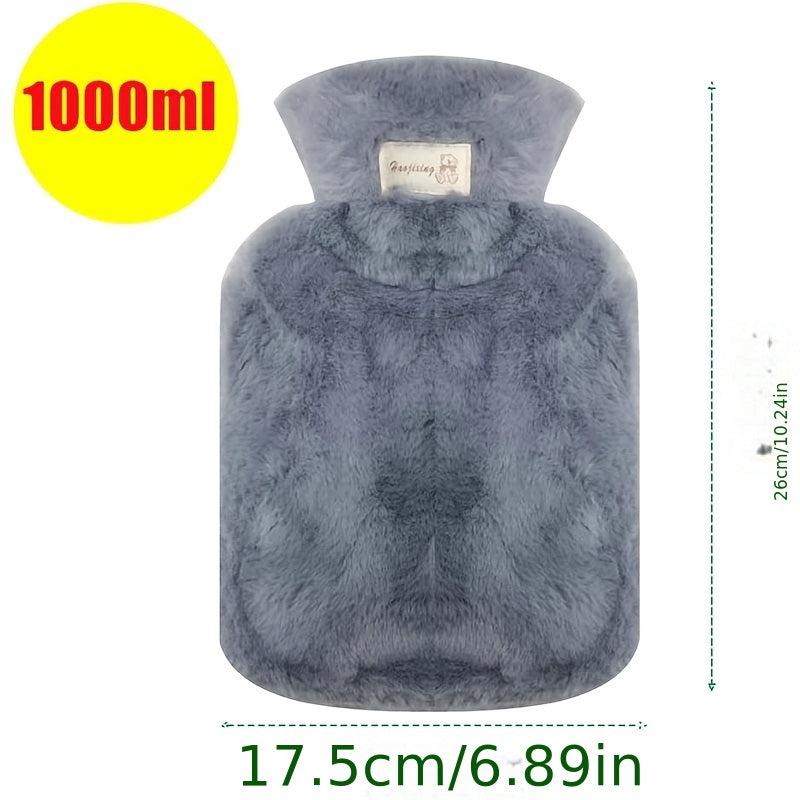 1000ML Hot Water Bottle with Fluffy Cover