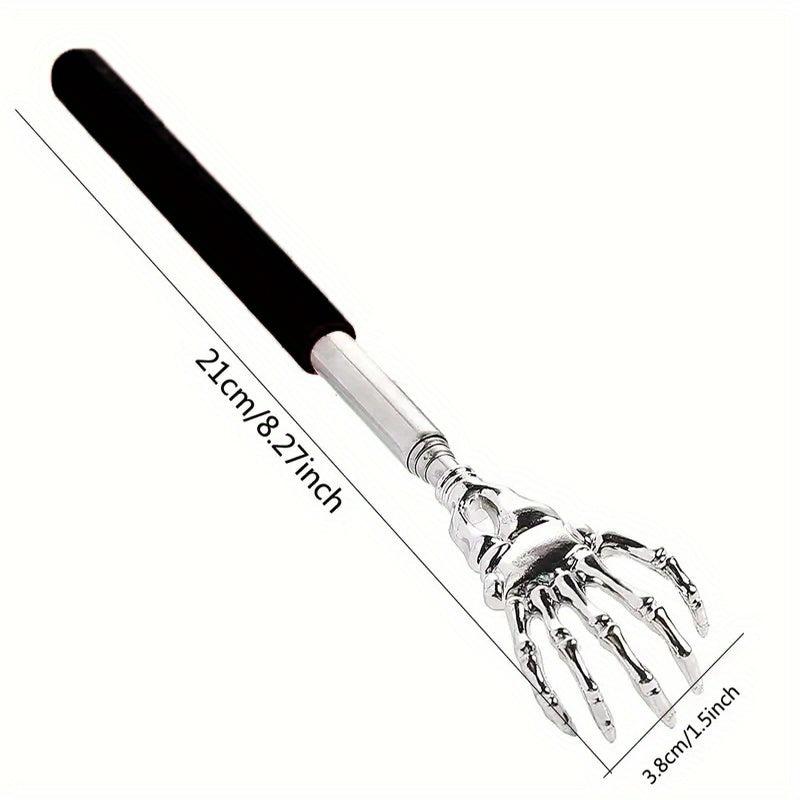 Adjustable Stainless Steel Back Scratcher with Retractable Claw