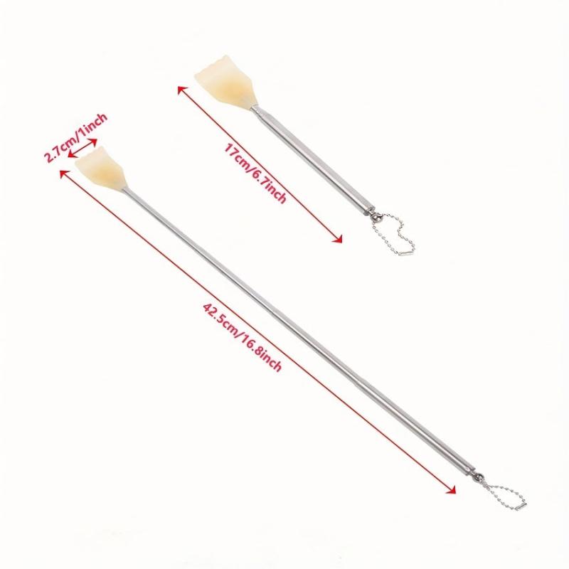 Adjustable Stainless Steel Back Scratcher with Retractable Claw