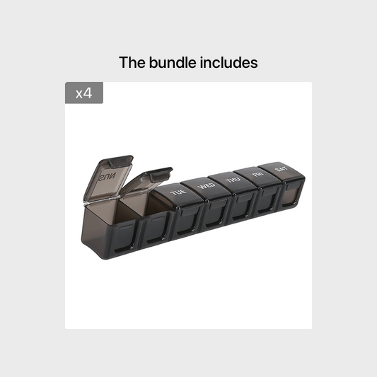 Extra Large 7-Day Pill Organizer, Large Capacity Compartments