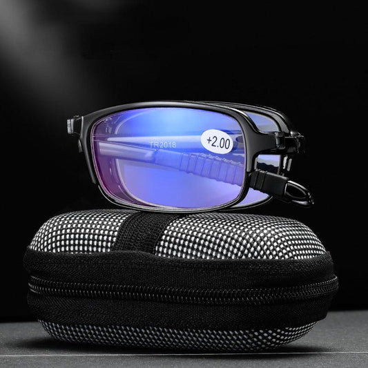Foldable Presbyopia Glasses Lens 150-350 Unisex Zipper Bag