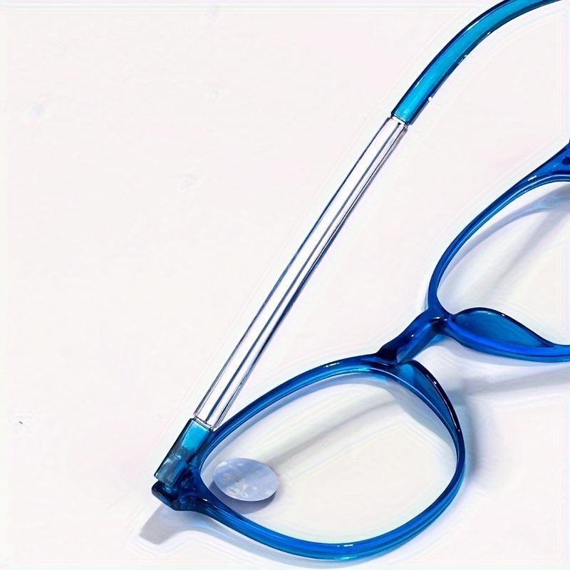 Retro Anti Light Clear Lens Reading Glasses