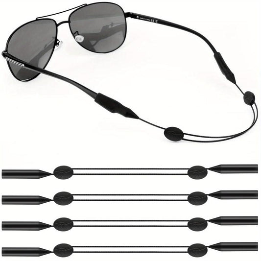 4pcs Adjustable Glasses Straps for Eyeglasses & Sunglasses 14-16 Inches