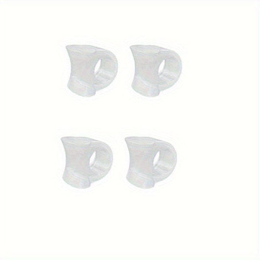 4pcs Big Toe Spacers Hammer Toe Straightener Bunion Corrector Gel Toe Separators