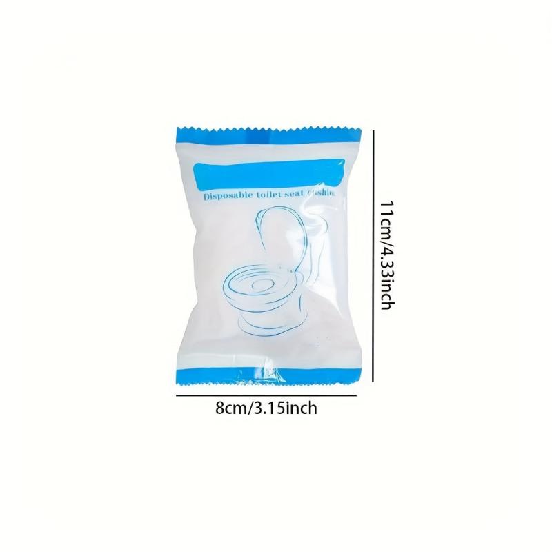 10pcs Disposable Toilet Seat Cover Elastic Band Waterproof Stain Proof