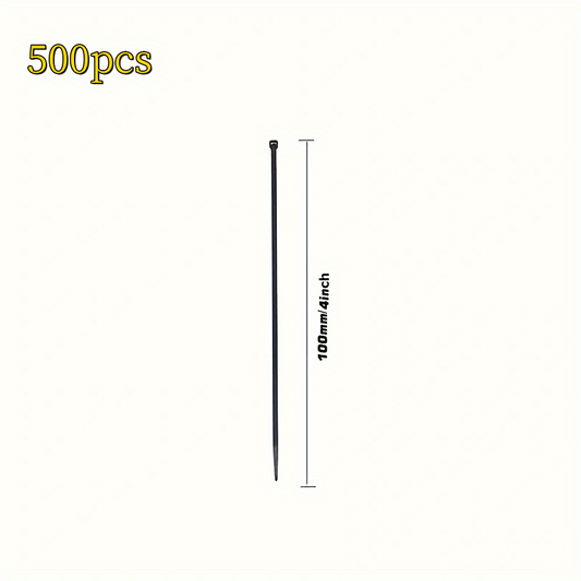 500pcs Heavy Duty Cable Zip Ties 4-12 Inch