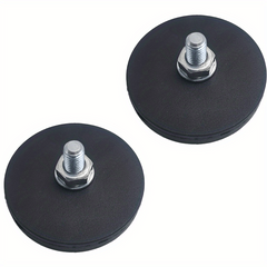 6pcs Neodymium Rubber Coated Magnets Suction Cups